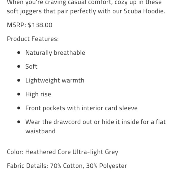 NWT Lululemon Orangetheory Scuba Jogger - Picture 6 of 6